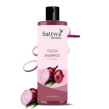 Sattwa Herbals Onion Shampoo for Hair Fall Control - Natural Hair Growth