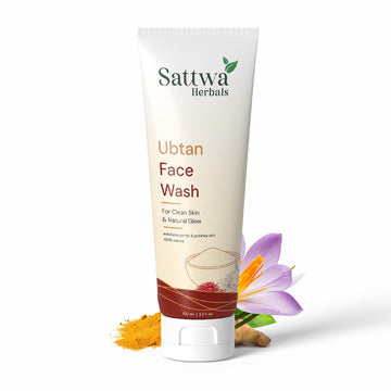 Sattwa Herbals Ubtan Face Wash - Tan Removal & Skin Brightening with Turmeric