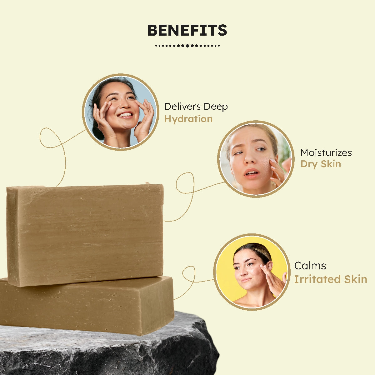Sattwa Herbals Traditional Ubtan Soap - Natural Skin Brightening & Tan Removal Bar - Turmeric & Saffron