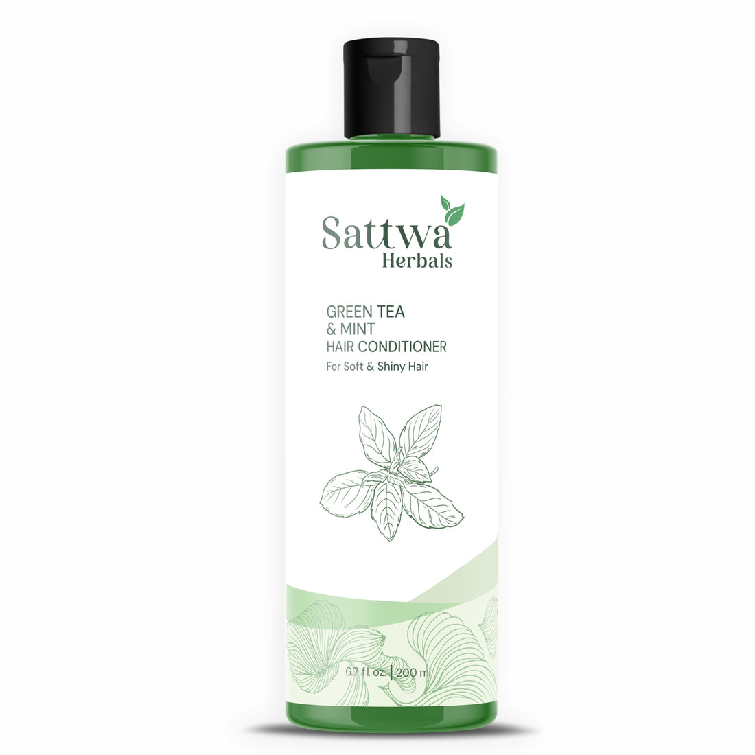 Sattwa Herbals Green Tea & Mint Hair Conditioner - Natural Cooling Conditioner