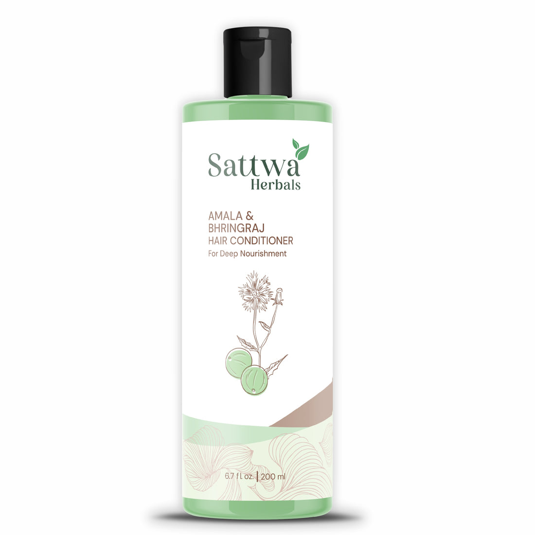 Sattwa Herbals Natural Amla & Bhringraj Conditioner - Nourishing Ayurvedic Hair Care